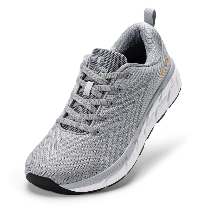 Breathable Mesh Athletic Shoes - FitVille メンズ ワイドフィット トレーナー 軽量スニーカー