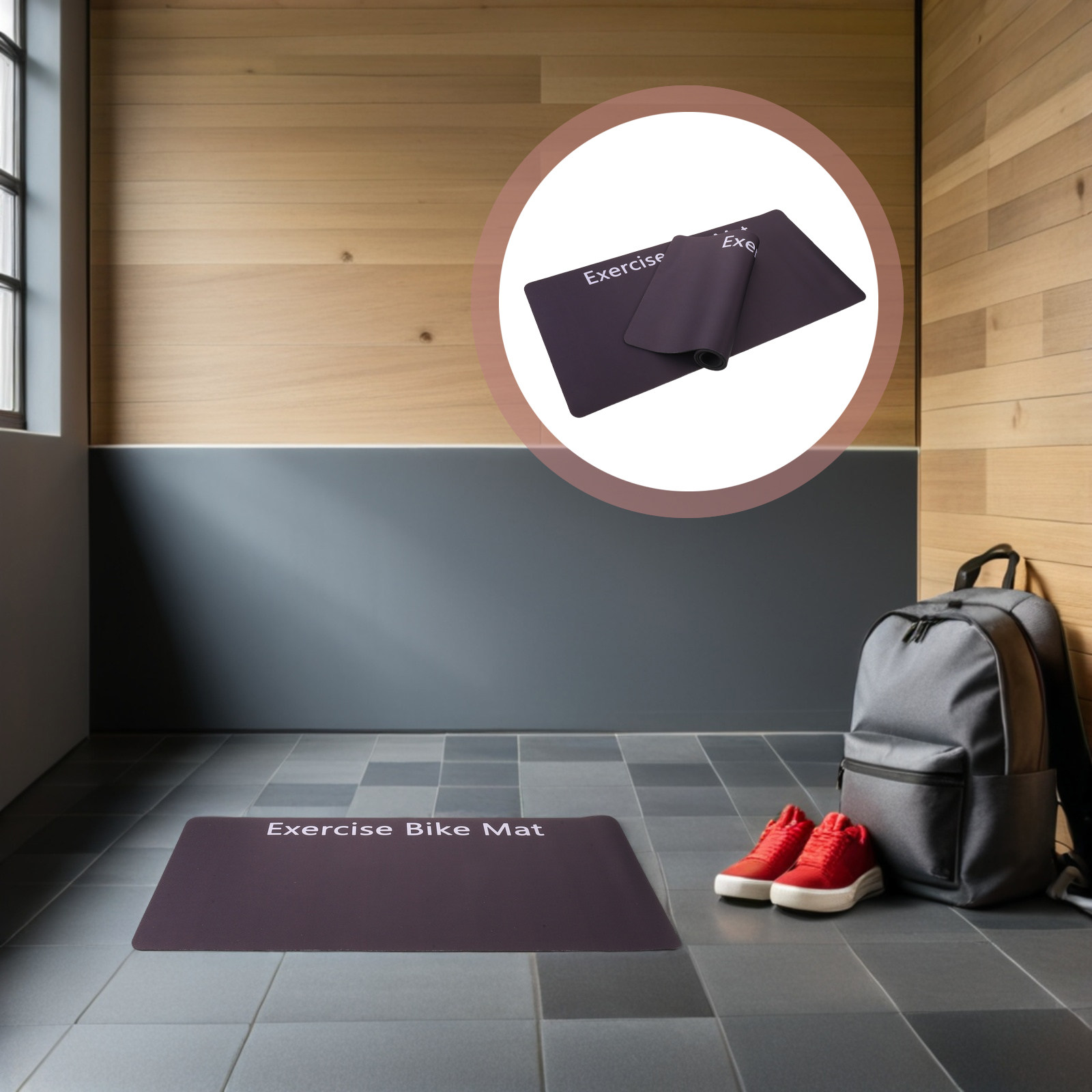 2枚セットのエクササイズ用衝撃吸収マット。サイズは23.6x - Shock Absorbing Gym Trainers のレビューと価格
