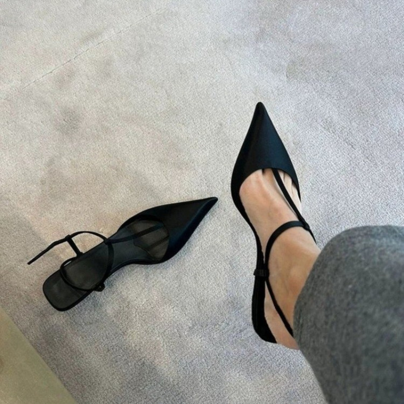 レディースブランドシューズ、セクシーなポインテッドトゥ、快適 - Heels のレビューと価格